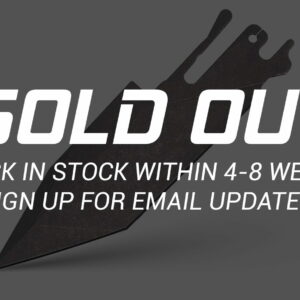 (Back In Stock Soon!) TiRant ULTRA HotSwap™ Tanto/Spearpoint Blade Replacement (Stonewashed D2 Tempered HRC 60+)