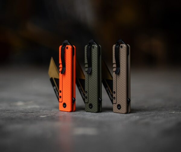 (SOLD OUT) TiRant RAZOR V3 Utility Knife (CERAKOTE 6AL-4V Titanium) Dual APEX WORKS (Limited-Editon Drop) - Image 4