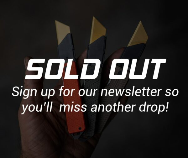 (SOLD OUT) TiRant RAZOR V3 Utility Knife (CERAKOTE 6AL-4V Titanium) Dual APEX WORKS (Limited-Editon Drop)