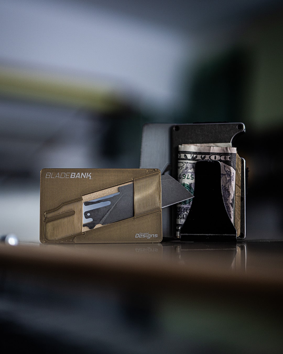 BladeBank™ — Blade Holder For TiRant ULTRA HotSwap™ Blades In Credit Card Format (Plastic 3D Printed & USA MADE) - Image 3