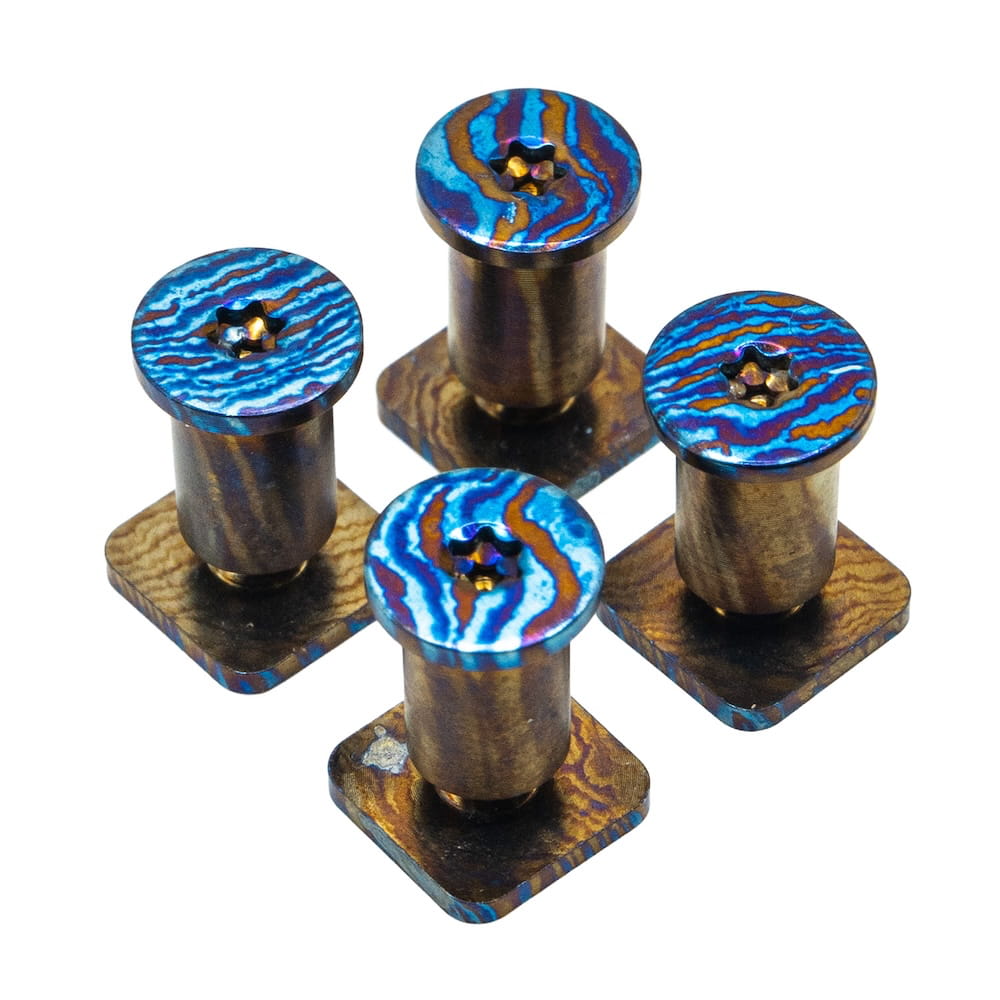 Blemished Radius TiMascus / MokuTi Pivot Cap Screw ONLY (100% Unique — Works With TiRant RAZOR V3/ULTRA) - Image 4