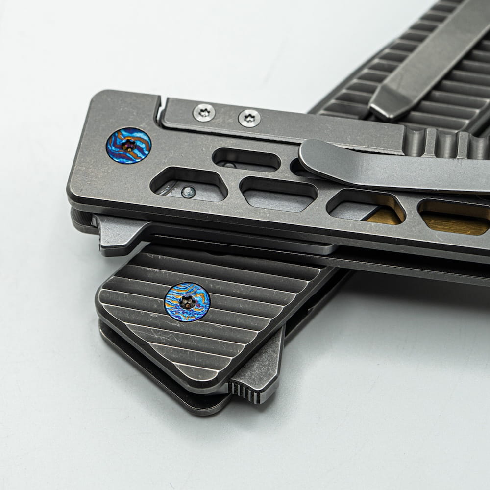 Blemished Radius TiMascus / MokuTi Pivot Cap Screw ONLY (100% Unique — Works With TiRant RAZOR V3/ULTRA) - Image 10