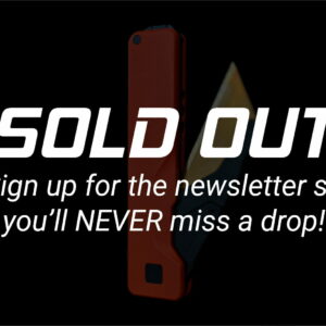 Hunter Orange Cerakote TiRant® ULTRA (6AL-4V Titanium) DUAL Micro-Slash + Jet-Black Hardware (SOLD OUT — SIGN UP TO OUR NEWSLETTER FOR NEXT DROP)