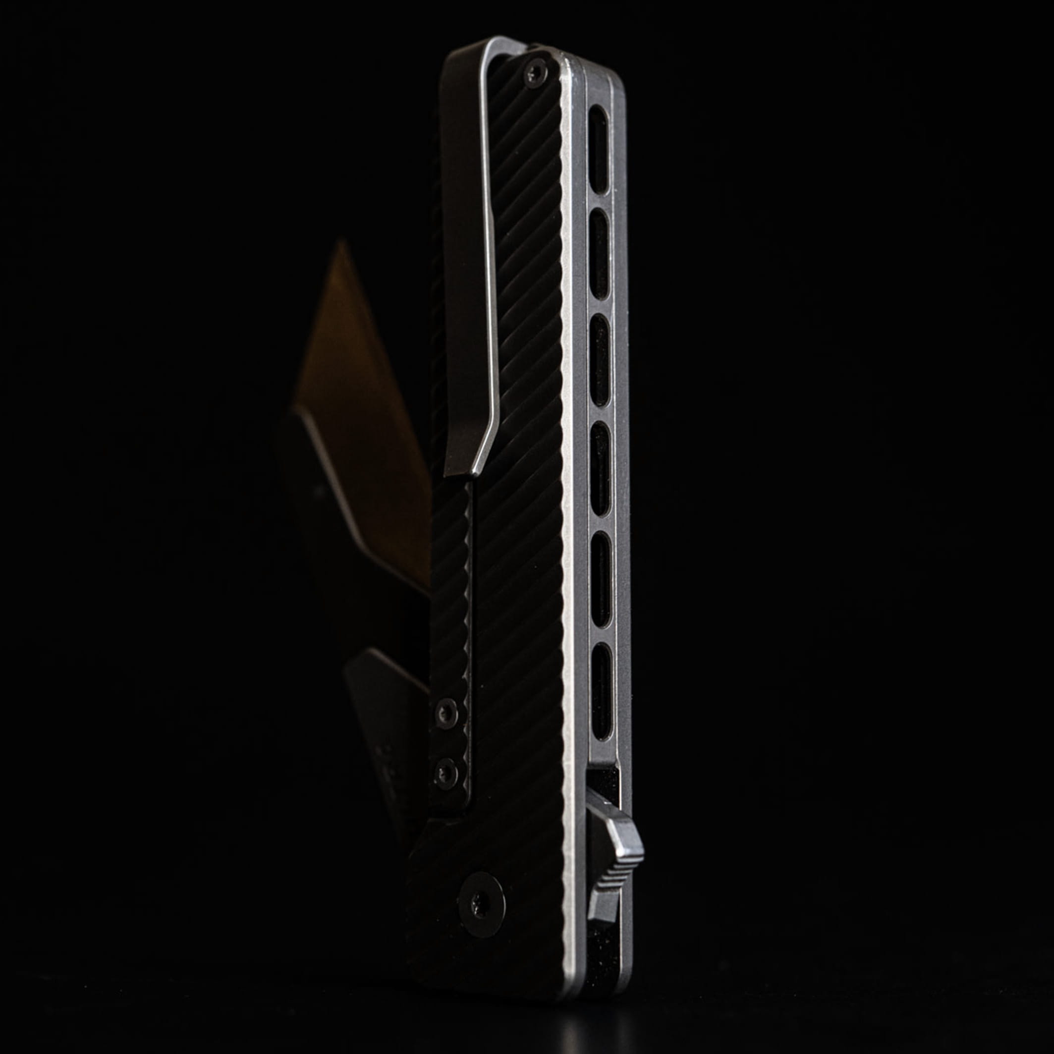 TiRant ULTRA Full-Length SKELETON MILLED 'Integral-Like' Back Spacer (Jet Black 6AL-4V Titanium) - Image 10