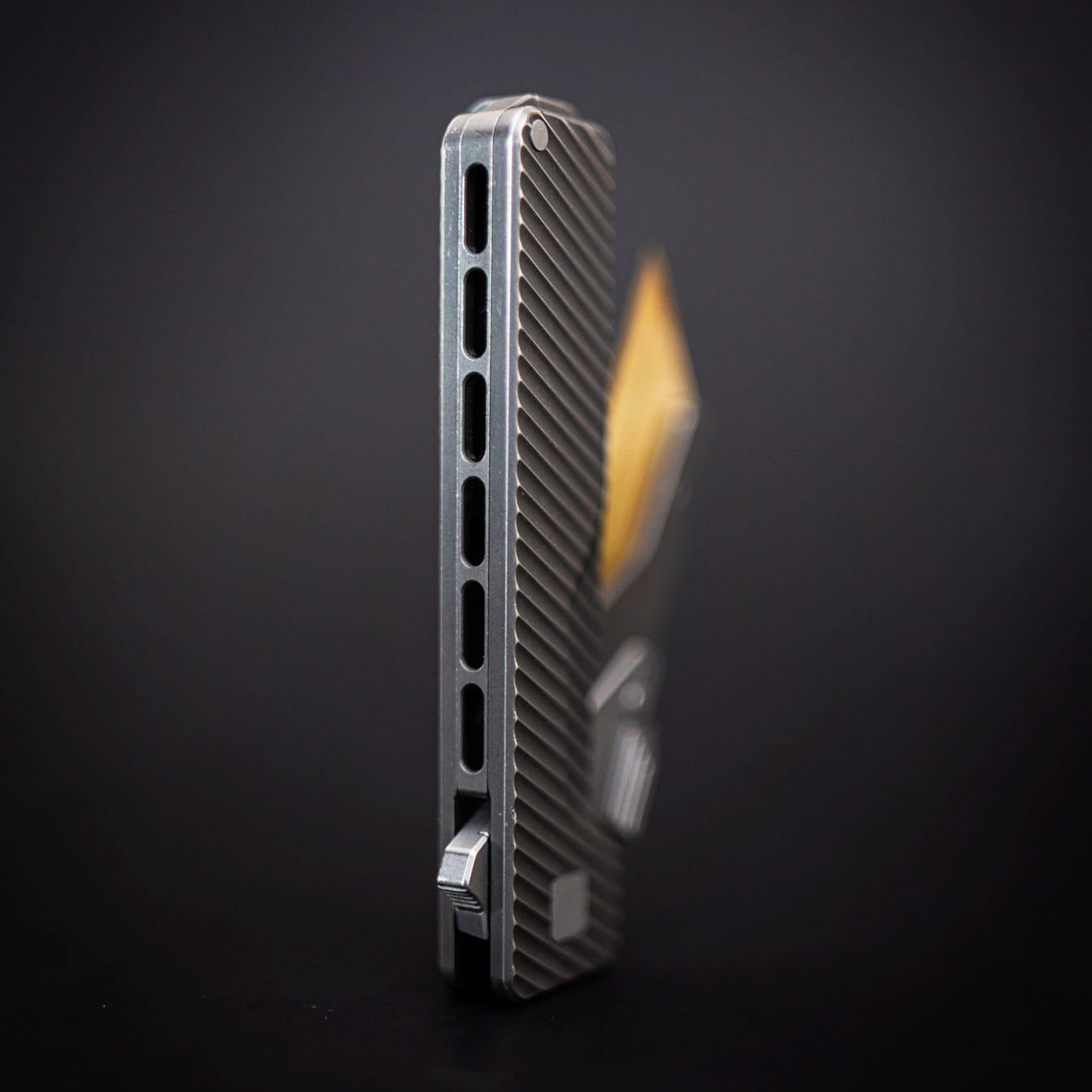 TiRant ULTRA Full-Length SKELETON MILLED 'Integral-Like' Back Spacer (Jet Black 6AL-4V Titanium) - Image 6