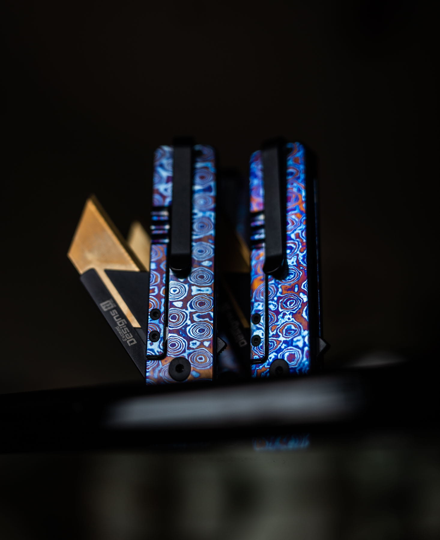(SOLD OUT) TiRant® RAZOR V3 Utility Knife (Multi-Layered Forged Titanium) TiMascus Edition (LIMITED DROP MARCH 22, 2026 @ 12:00 PM PST) - Image 9