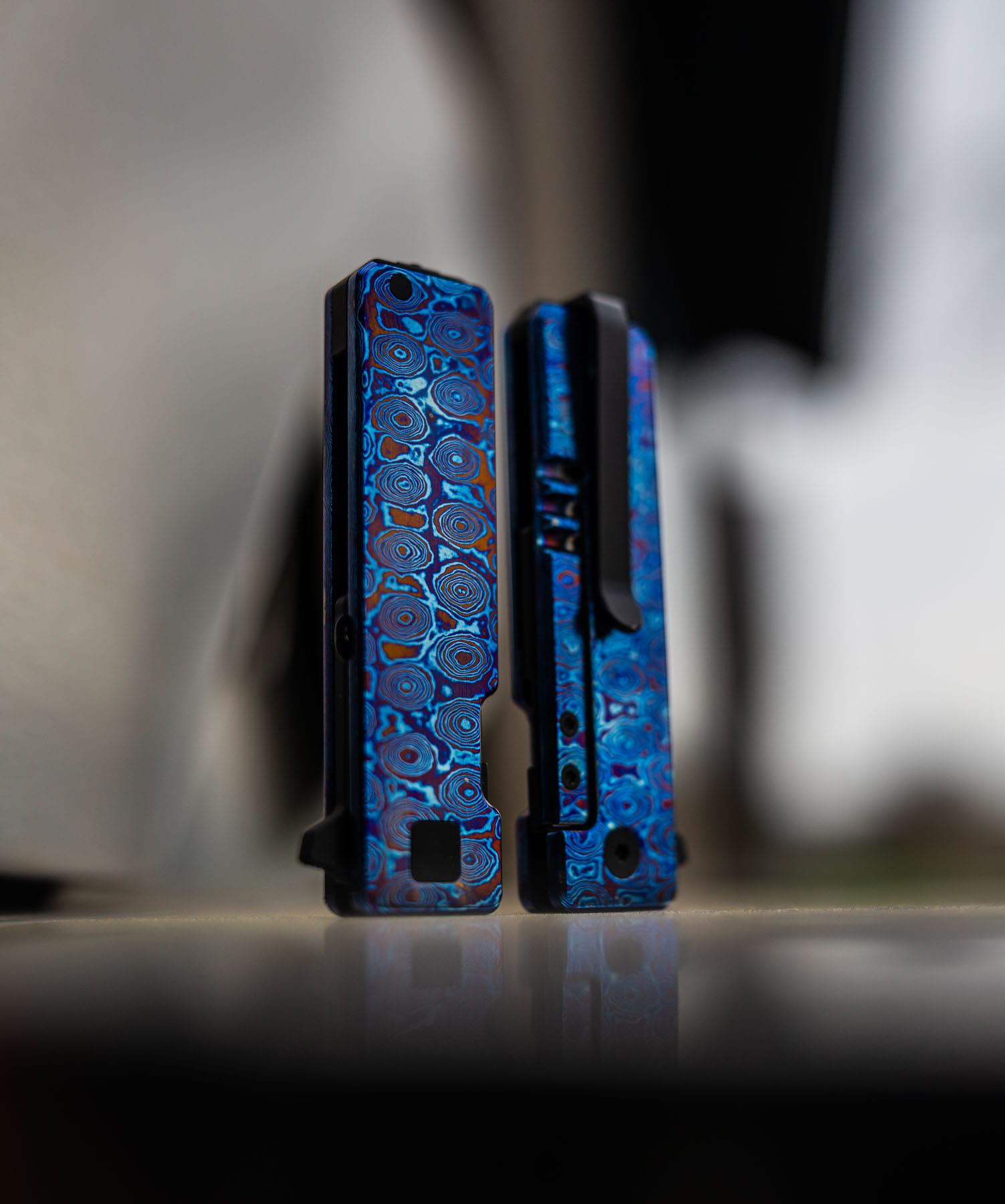 (SOLD OUT) TiRant® RAZOR V3 Utility Knife (Multi-Layered Forged Titanium) TiMascus Edition (LIMITED DROP MARCH 22, 2026 @ 12:00 PM PST) - Image 3