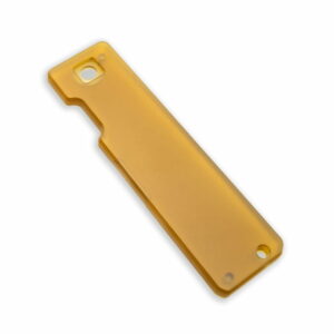 ULTEM Amber/Bronze Semi-Transparent RH Handle Scale (TiRant® RAZOR V3)