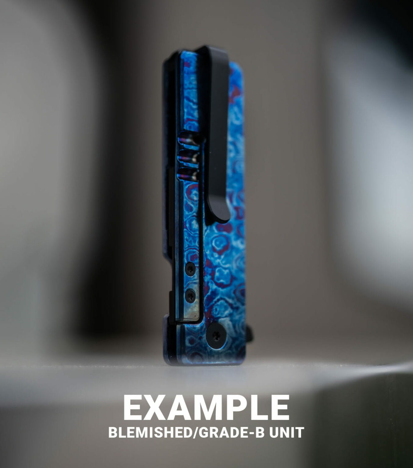 GRADE-B TiRant® RAZOR V3 Utility Knife (Multi-Layered Forged Titanium ...