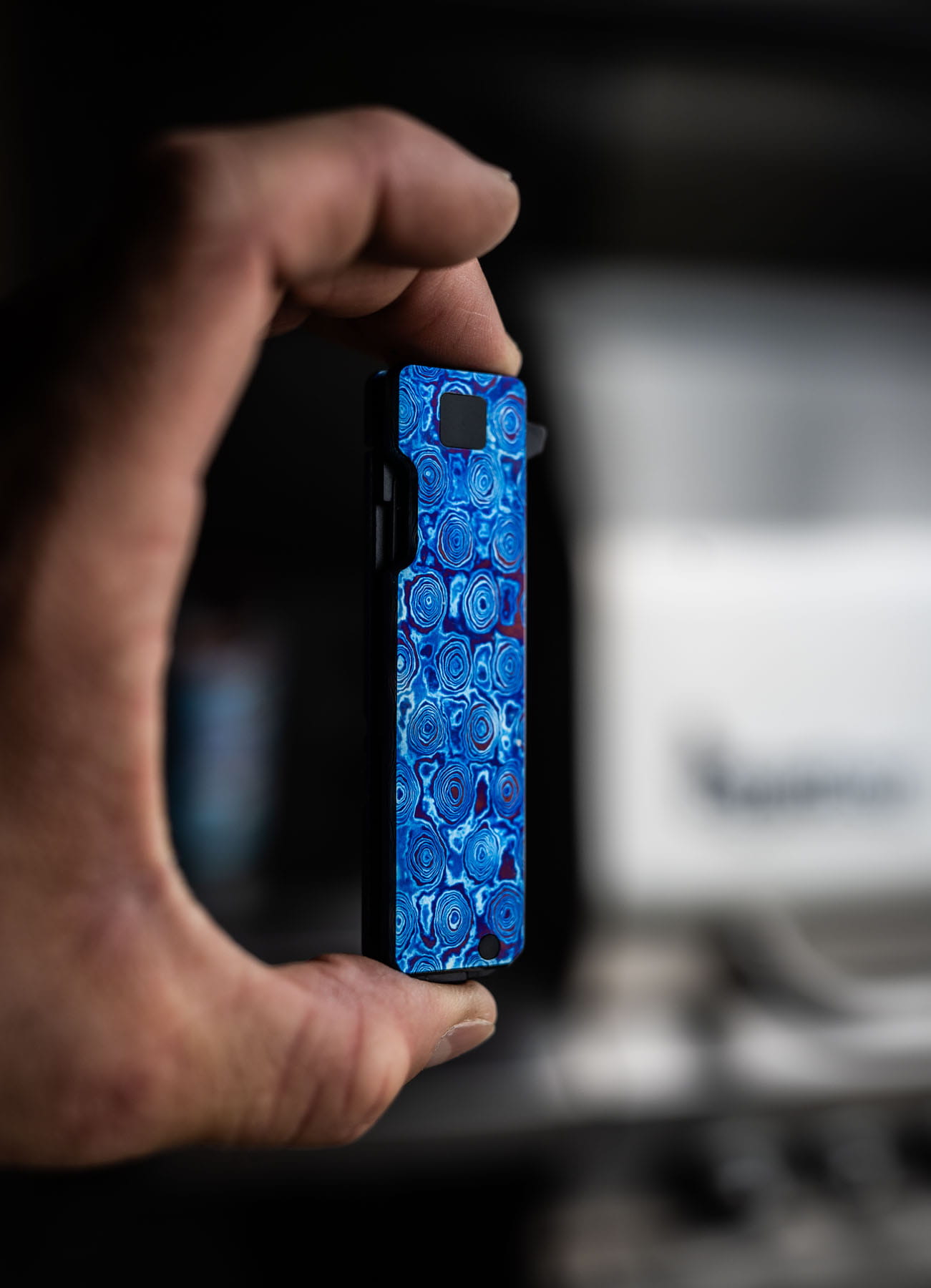 (SOLD OUT) TiRant® RAZOR V3 Utility Knife (Multi-Layered Forged Titanium) TiMascus Edition (LIMITED DROP MARCH 22, 2026 @ 12:00 PM PST) - Image 2