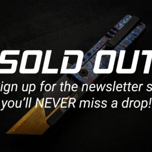 (SOLD OUT) TiRant® RAZOR V3 Utility Knife (Multi-Layered Forged Titanium) TiMascus Edition (LIMITED DROP MARCH 22, 2026 @ 12:00 PM PST)