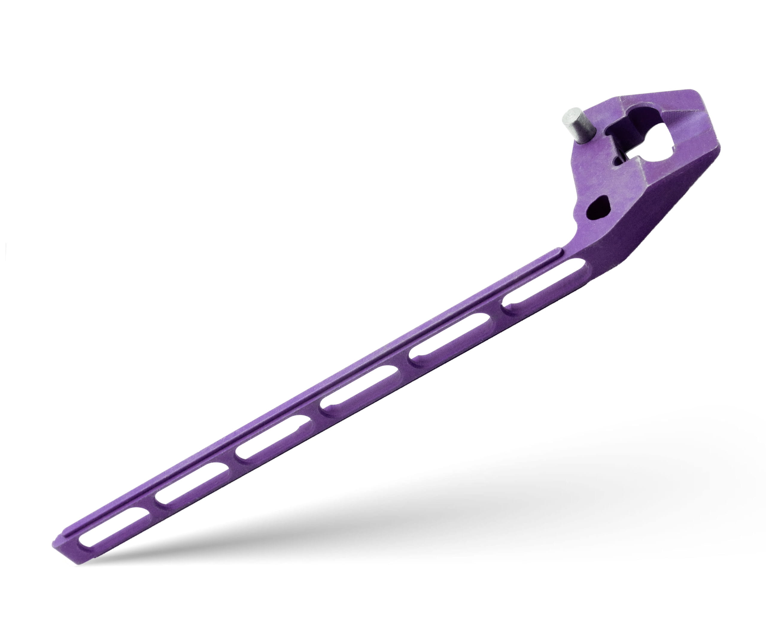 (DROP LIVE NOW) TiRant ULTRA Full-Length SKELETON MILLED 'Integral-Like' Back Spacer PRY BAR (Stonewashed or Color ANO 6AL-4V Titanium) - Image 13