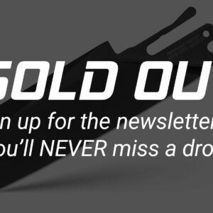 (SOLD OUT) TiRant ULTRA HotSwap™ Sheepsfoot Blade Replacement (Jet-Black EXTRA THICK 2.5mm M390 Tempered HRC 62)