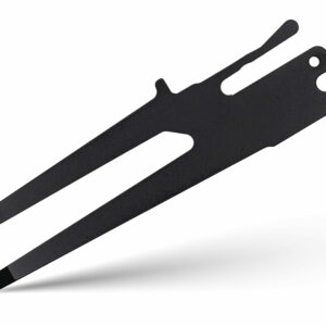 TiRant ULTRA HotSwap™ 1.5MM Premium Titanium Golf Divot Tool (Jet-Black PVD 6AL-4V Titanium)