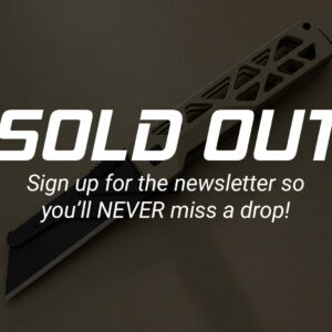 DROP SOLD OUT - FDE TAN Cerakote - TiRant® ULTRA (6AL-4V Titanium) Skeleton Milled + Jet-Black Hardware