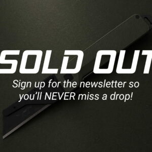 DROP SOLD OUT - Dark OD-Green - TiRant® ULTRA (6AL-4V Titanium) RARE Micro-Slash Milled + Jet-Black Hardware