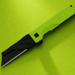 DROP LIVE NOW - HI-VIS GREEN Cerakote - TiRant® ULTRA (6AL-4V Titanium) DUAL Deep-Slash + Jet-Black Hardware