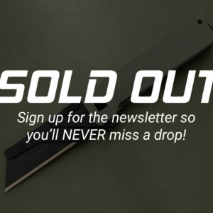 DROP SOLD OUT - MIL SPEC GREEN Cerakote - TiRant® ULTRA (6AL-4V Titanium) Dual Deep-Slash + Jet-Black Hardware