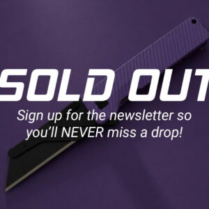 DROP SOLD OUT - Deep Purple Cerakote - TiRant® ULTRA (6AL-4V Titanium) DUAL Deep-Slash + Jet-Black Hardware