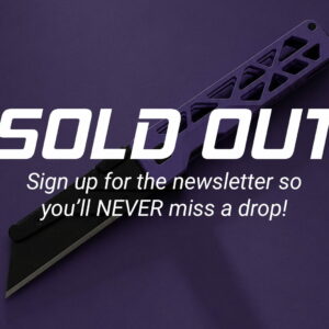 DROP SOLD OUT - Deep Purple Cerakote - TiRant® ULTRA (6AL-4V Titanium) Skeleton Milled + Jet-Black Hardware