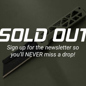 DROP SOLD OUT - MIL SPEC GREEN Cerakote - TiRant® ULTRA (6AL-4V Titanium) Skeleton Milled + Jet-Black Hardware