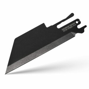 TiRant ULTRA HotSwap™ Full Length Razor Blade Replacement (Jet-Black PVD 1.5mm Thick M390 Tempered 61-62+ HRC)