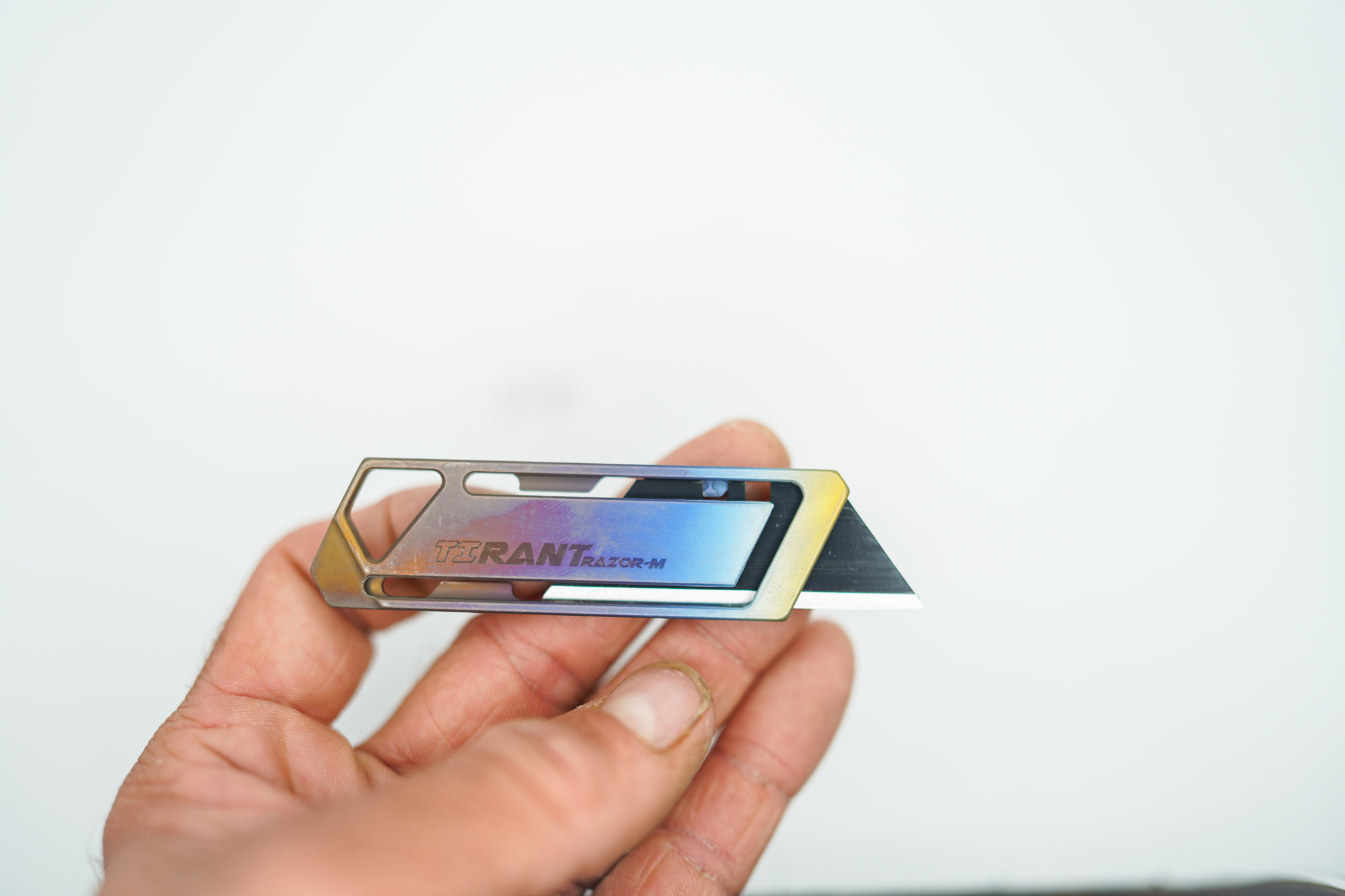 BUILD #178 Condition 9/10 — RARE V1 TiRant RAZOR-M + Custom Fade ANO (See Photo For Exact Final Result) - Minor Blemish, Batch from 2022 - NO Planned Remakes Ever! - Image 3