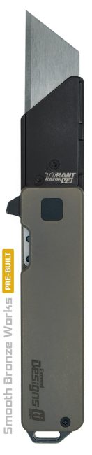 bronze-anodization-titanium-utility-knife-tirant-razor-Silver-blade-min